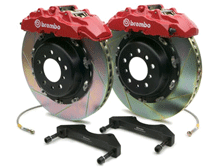 Brembo 1G2 GT8 - 8 Piston Red Calipers w/2-Piece Slotted Disks